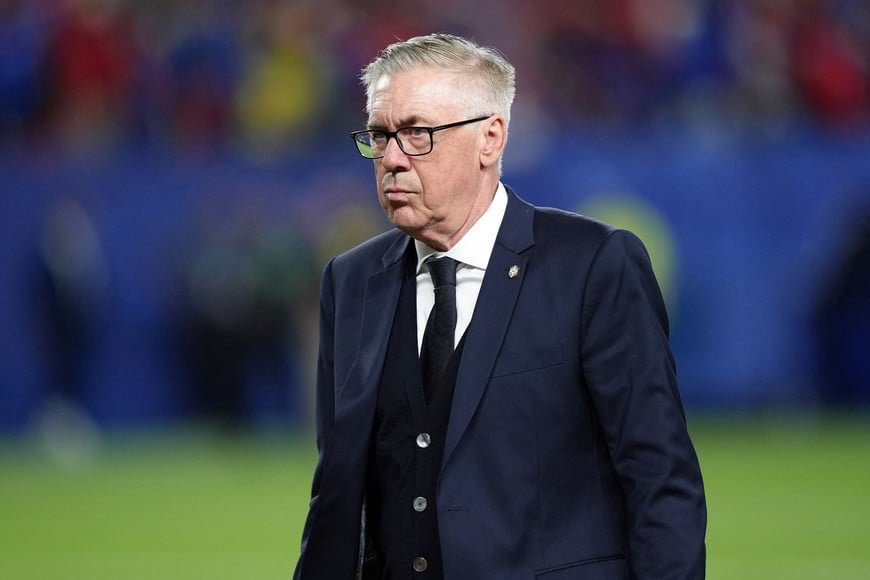 Soccer Football - FIFA World Cup 2026 - Group C - Brazil v Haiti - Philadelphia Stadium, Philadelphia, Pennsylvania, U.S. - June 19, 2026
Brazil coach Carlo Ancelotti after the match IMAGN IMAGES via Reuters/Kyle Ross