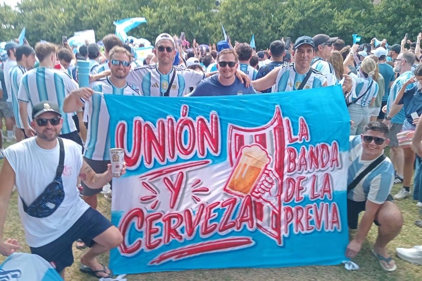Los tatengues de La Banda de la previa, presentes en Dallas