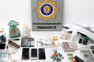 Parte de los elementos secuestrados. Foto: Gentileza