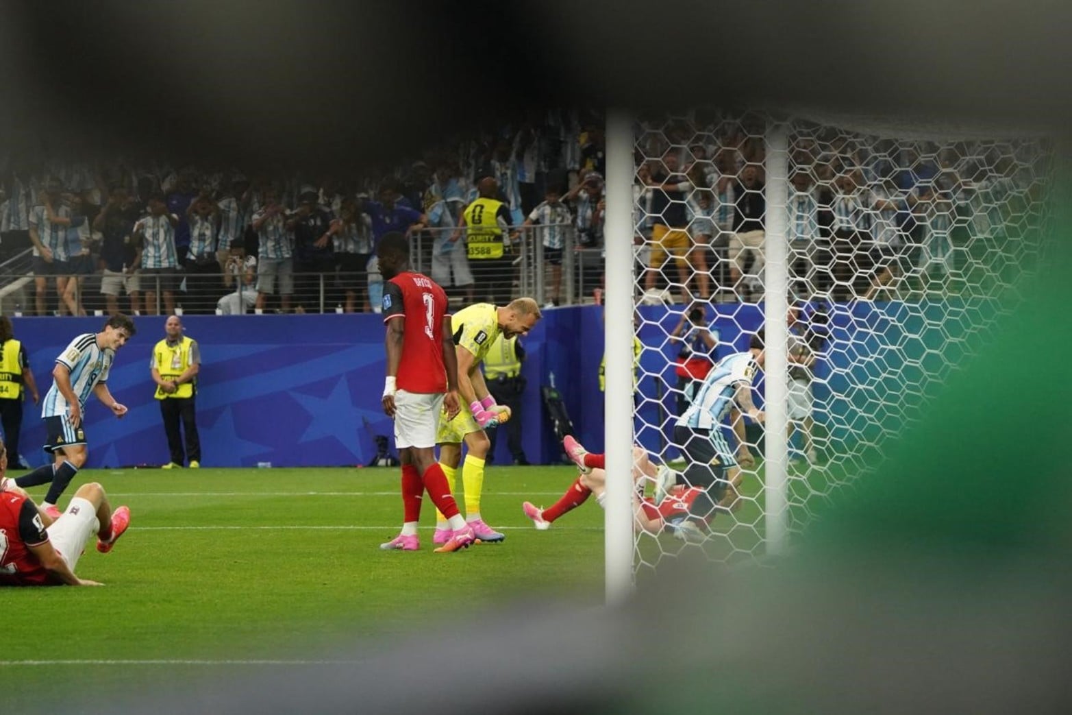 La secuencia del segundo gol de Lionel Messi para Argentina en el triunfo ante Austria.