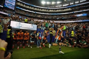 MESSI Entrada en calor Argentina-Austria | Fecha 2 Fase de Grupos Mundial 2026 | Dallas Stadium. Foto: Fernando Nicola