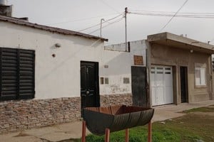 La vivienda donde se produjo el drama en barrio Entrada Norte. Foto: Gentileza