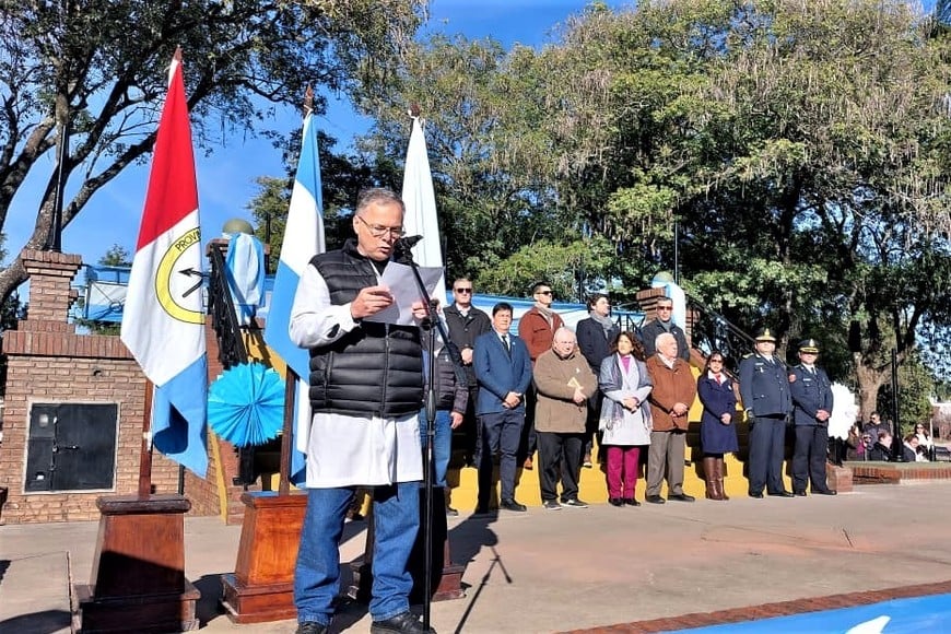 La promesa de lealtad fue tomada por los veteranos de la Guerra de las Malvinas, Nicolás Martínez y Gustavo Díaz, quienes con su presencia dieron aún más valor y emoción a este momento tan significativo.