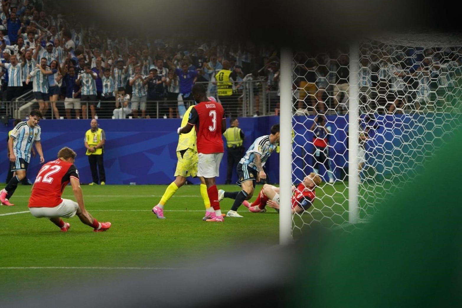 La secuencia del segundo gol de Lionel Messi para Argentina en el triunfo ante Austria.