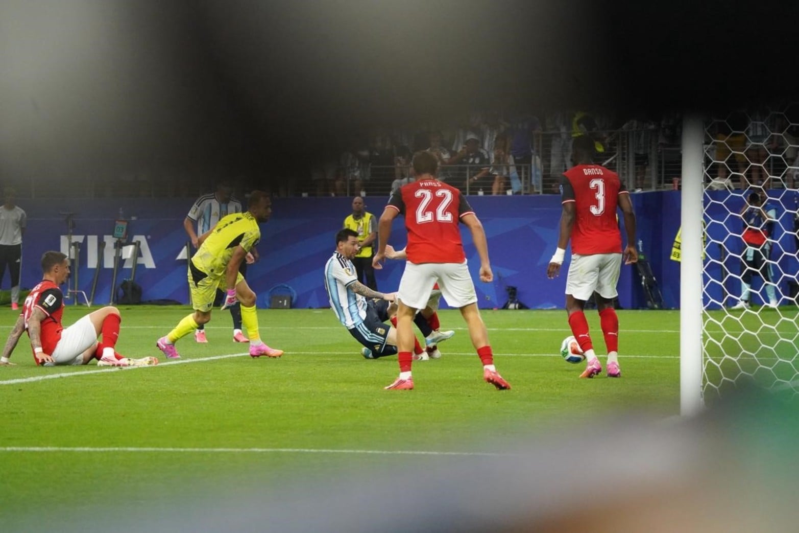 La secuencia del segundo gol de Lionel Messi para Argentina en el triunfo ante Austria.