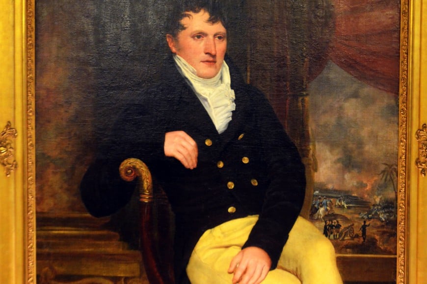 Retrato de Manuel Belgrano perteneciente al artista francés François-Casimir Carbonnier. Está considerada como la representación más fiel y documentada del prócer, ya que fue realizada en Londres en 1815, durante una misión diplomática en Europa. Belgrano posó personalmente para el artista.