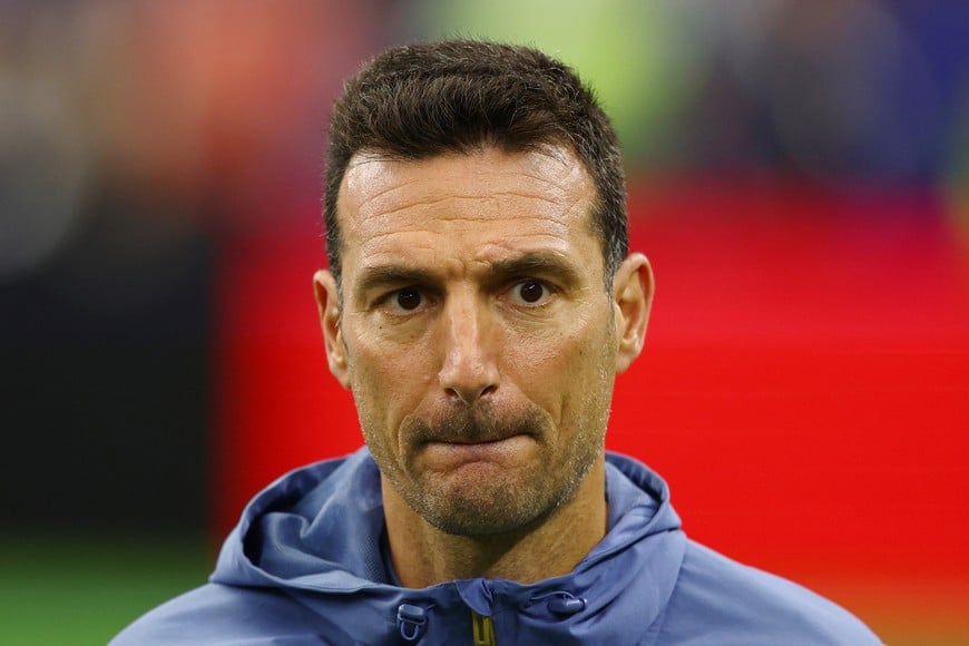 Soccer Football - FIFA World Cup 2026 - Group J - Argentina v Austria - Dallas Stadium, Arlington, Texas, U.S. - June 22, 2026
Argentina coach Lionel Scaloni before the match REUTERS/Hannah Mckay