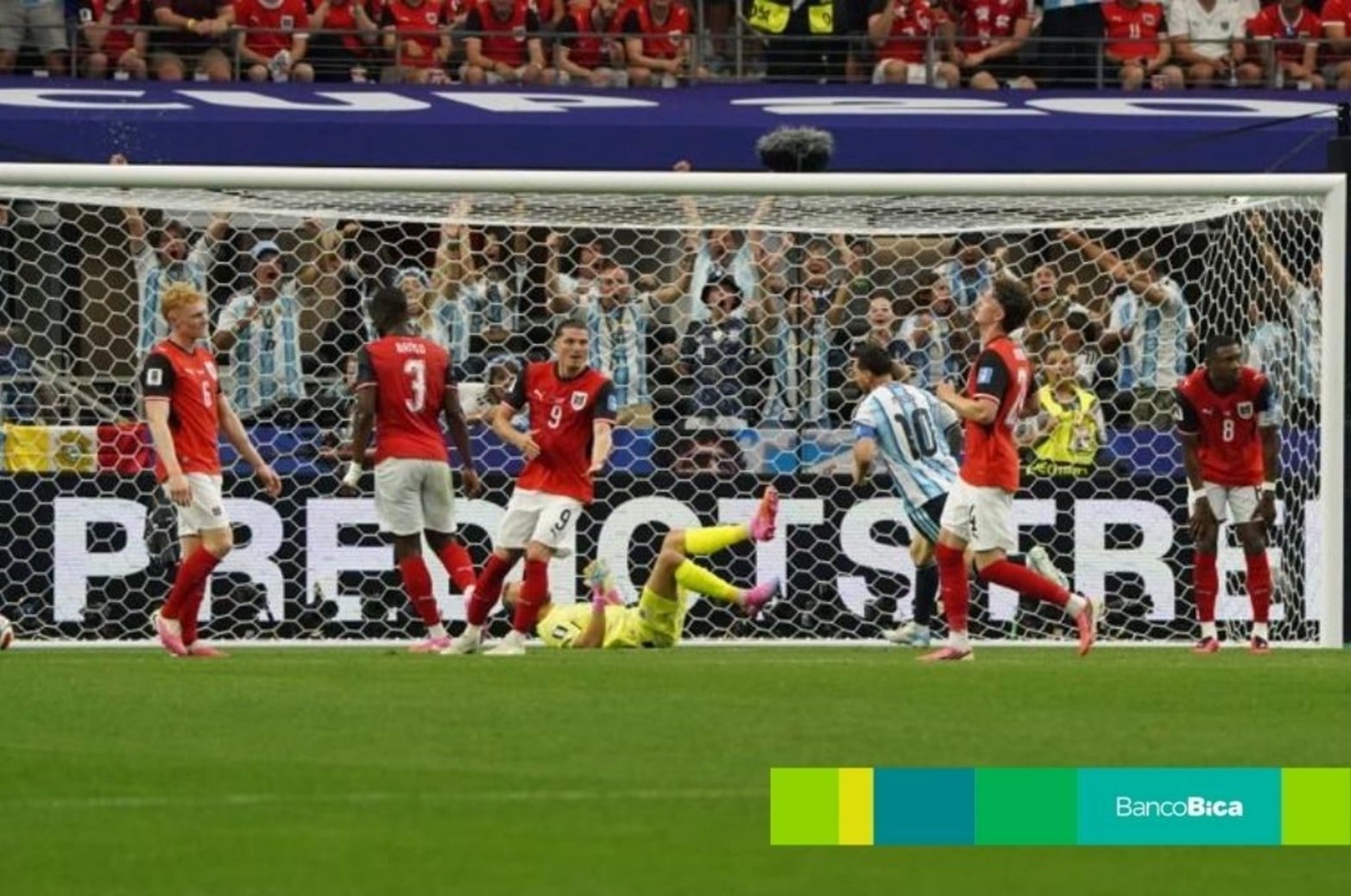 El gol de Messi desde el lente de El Litoral. 