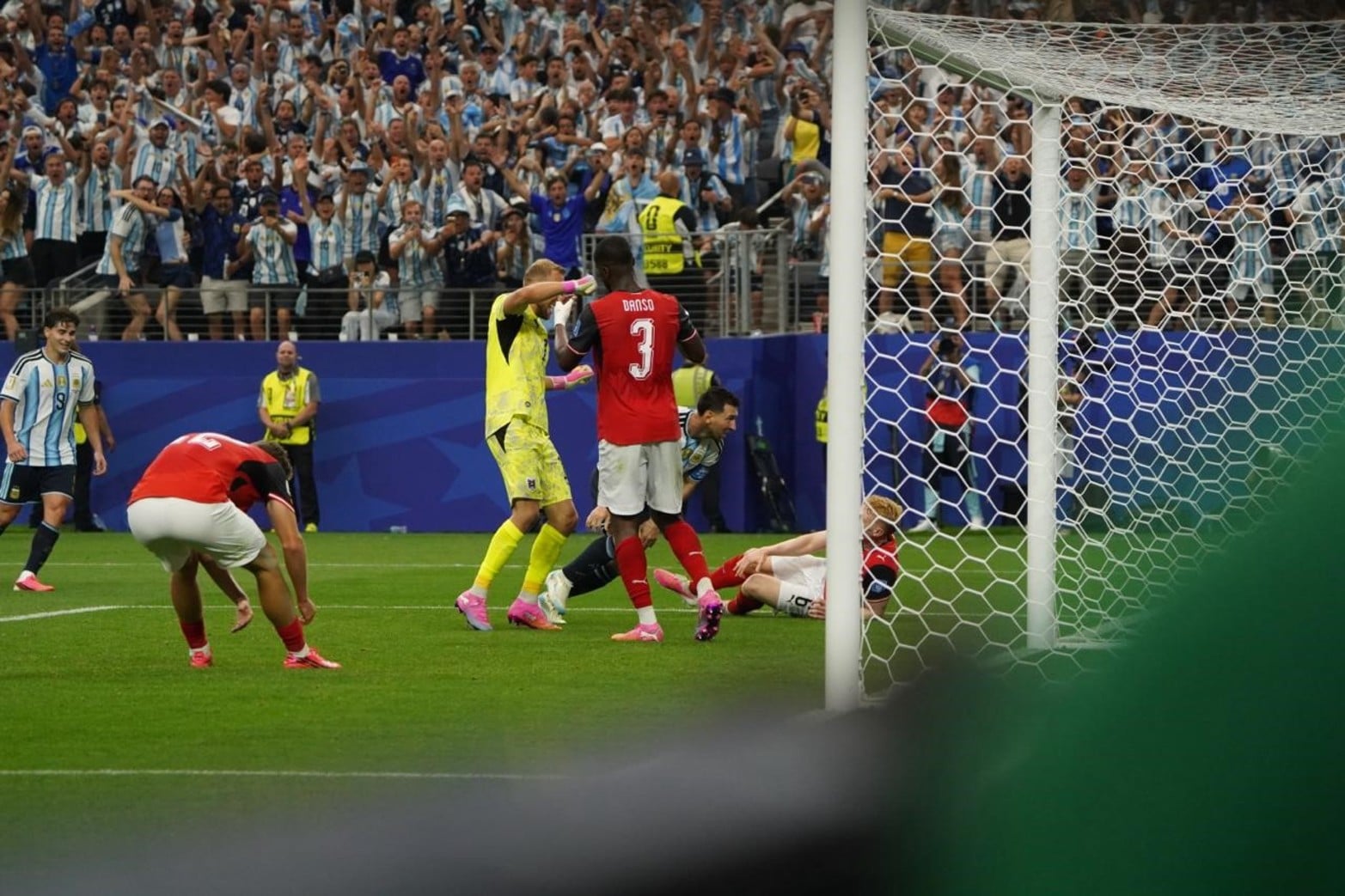 La secuencia del segundo gol de Lionel Messi para Argentina en el triunfo ante Austria.