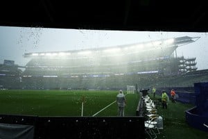 Un diluvio azotaba la zona de Philadelphia.