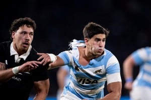 Lucio Cinti. Una fija entre los backs argentinos. Foto: Prensa UAR