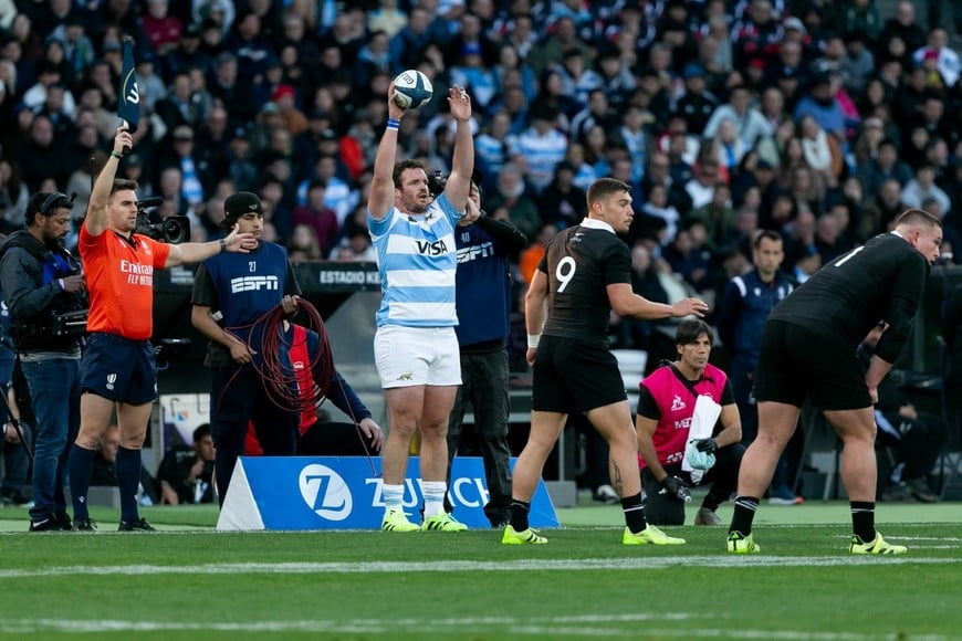 Julián Montoya, capitán de Los Pumas. Foto: Prensa UAR