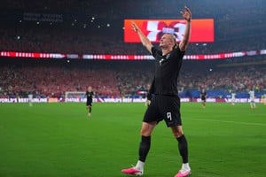 (260622) -- NUEVA YORK, 22 junio, 2026 (Xinhua) -- El jugador Erling Haaland, de Noruega, festeja su anotación durante el partido del Grupo I de la fase de grupos de la Copa Mundial de la FIFA 2026 ante Senegal, celebrado en el Estadio Nueva York Nueva Jersey, en Nueva York, Estados Unidos, el 22 de junio de 2026. (Xinhua/Xu Chang) (ah) (vf)