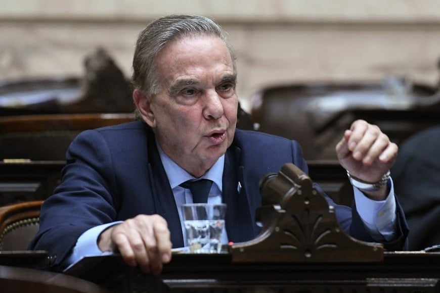 Miguel Ángel Pichetto este miércoles en el recinto. Crédito: Cámara de Diputados de la Nación