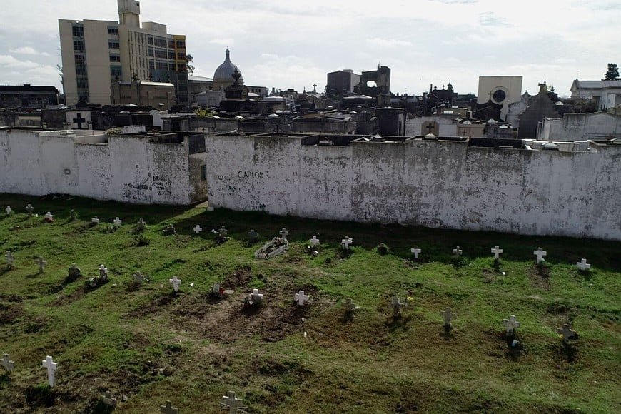 Vista del Cementerio. Fernando Nicola. Archivo.