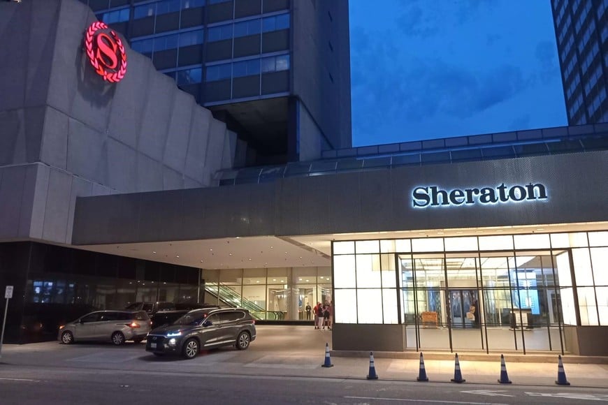 El frente del Sheraton en Dallas, en pleno microcentro. Allí, Maradona se enteró de la confirmación de su doping positivo en el Mundial. Fue el adiós definitivo a su carrera como jugador de la selección