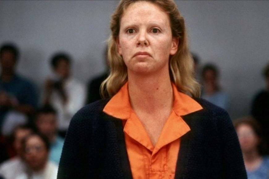 Charlize Theron interpretó a la asesina serial Aileen Wuornos.
