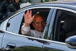 León XIV saludó a una delegación argentina tras la audiencia general en el Vaticano. Foto: Reuters
