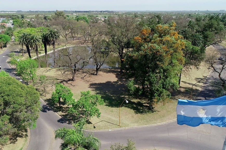 Uno de los lugares más concurridos: el Parque Garay, en barrio Roma. Foto: Fernando Nicola