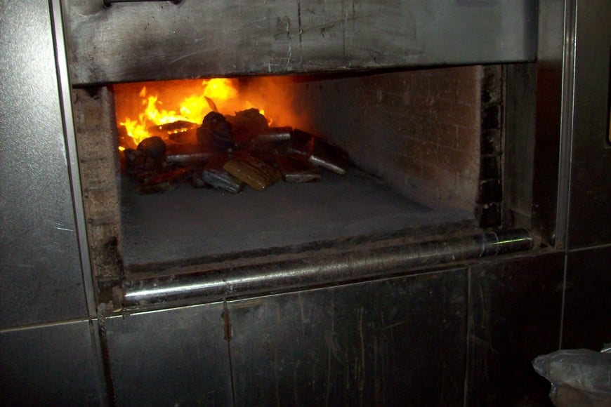 Uno de los hornos del crematorio. Archivo.