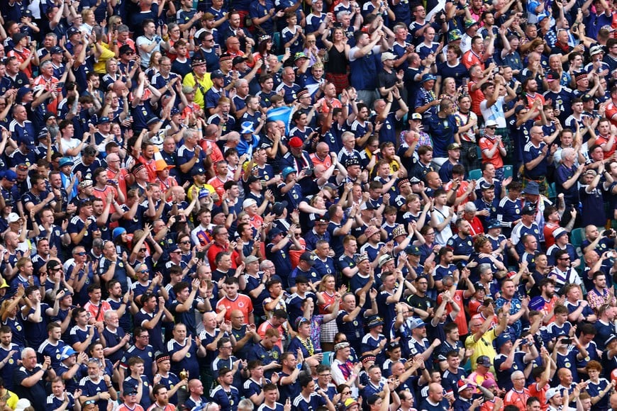 Soccer Football - FIFA World Cup 2026 - Group C - Scotland v Brazil - Miami Stadium, Miami Gardens, Florida, U.S. - June 24, 2026
Scotland fans inside the stadium before the match REUTERS/Marco Bello