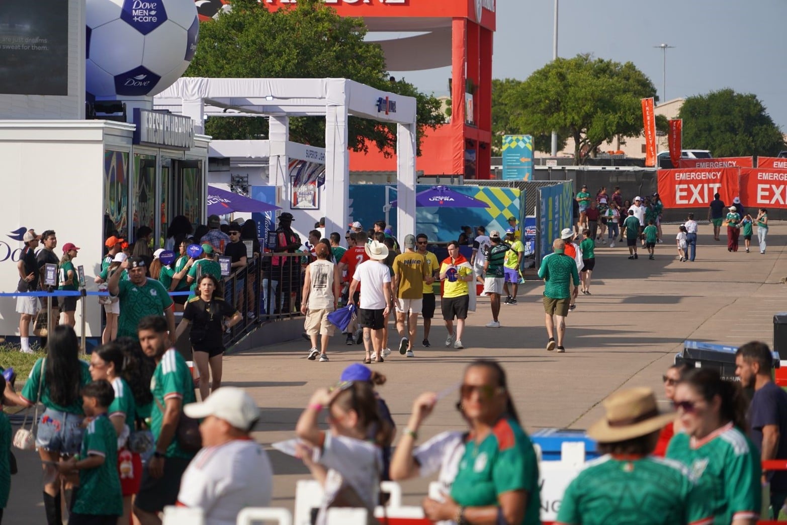 Fan Fest Mundial 2026 en Dallas.