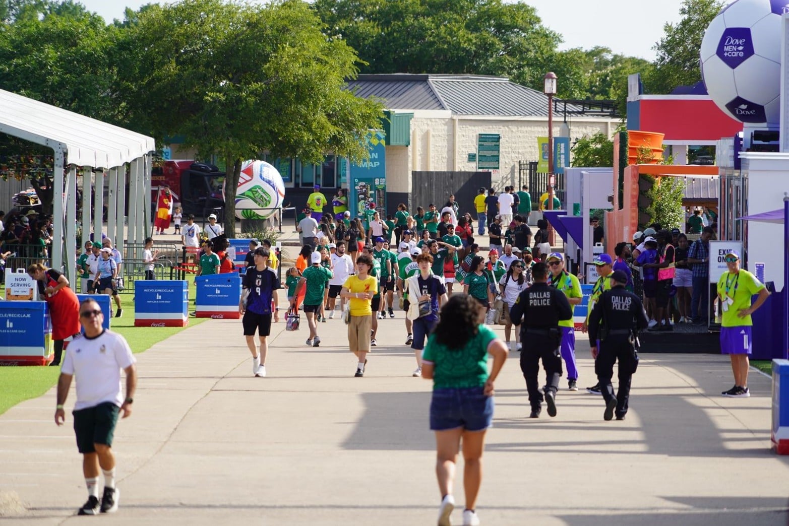 Fan Fest Mundial 2026 en Dallas.