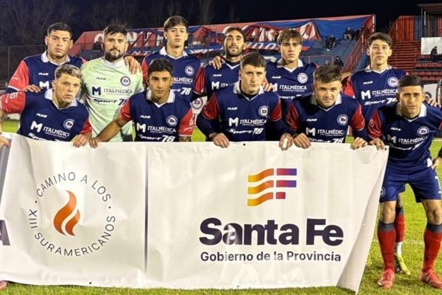 Los 11 de Central Córdoba en la revancha con Argentino. Foto: Bianca Ossola.