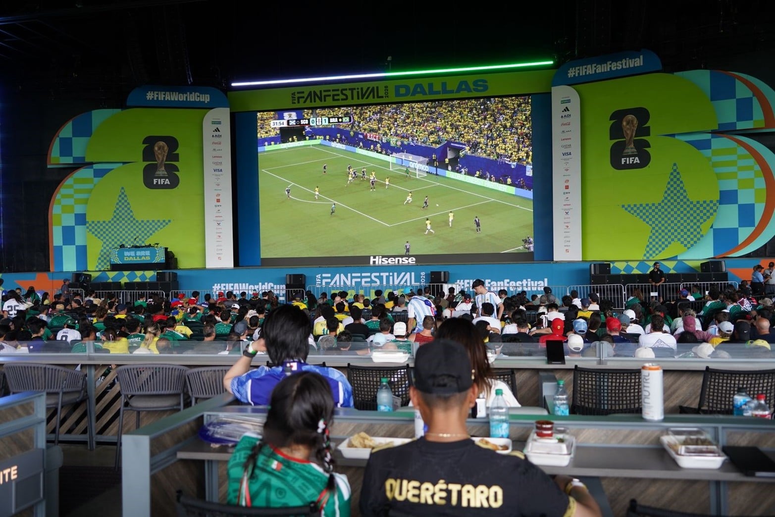 Fan Fest Mundial 2026 en Dallas.