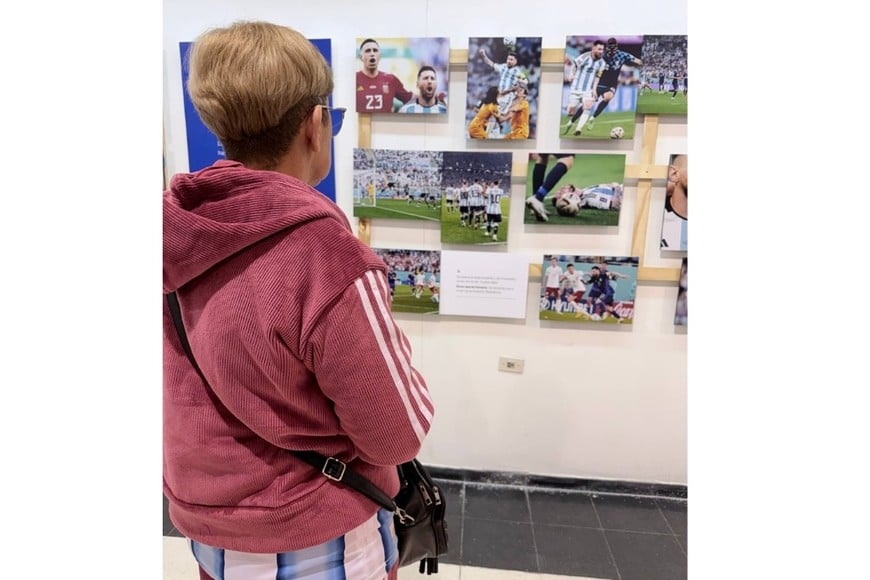 Inauguraron en Rafaela la muestra fotográfica de Lionel Messi