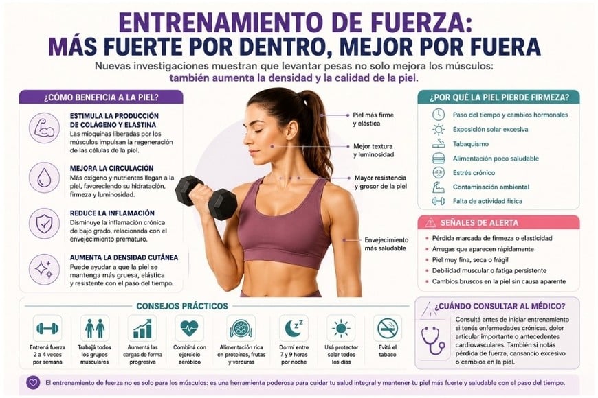 La combinación de estos hábitos genera efectos positivos que van mucho más allá de la apariencia física.