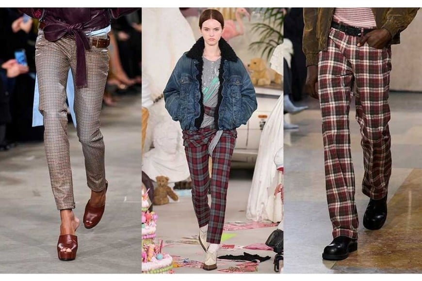 pantalones a cuadros