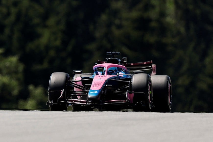 Formula One F1 - Austrian Grand Prix - Red Bull Ring, Spielberg, Austria - June 26, 2026
Alpine's Pierre Gasly in action during practice REUTERS/Lisa Leutner