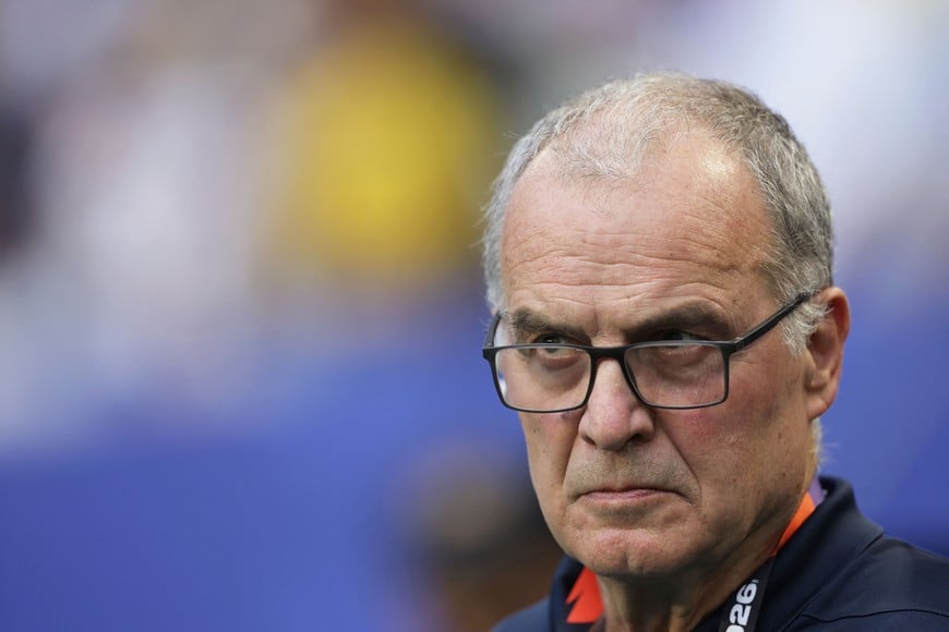Soccer Football - FIFA World Cup 2026 - Group H -  Uruguay v Cape Verde - Miami Stadium, Miami Gardens, Florida, U.S. - June 21, 2026
Uruguay coach Marcelo Bielsa looks on REUTERS/Amanda Perobelli