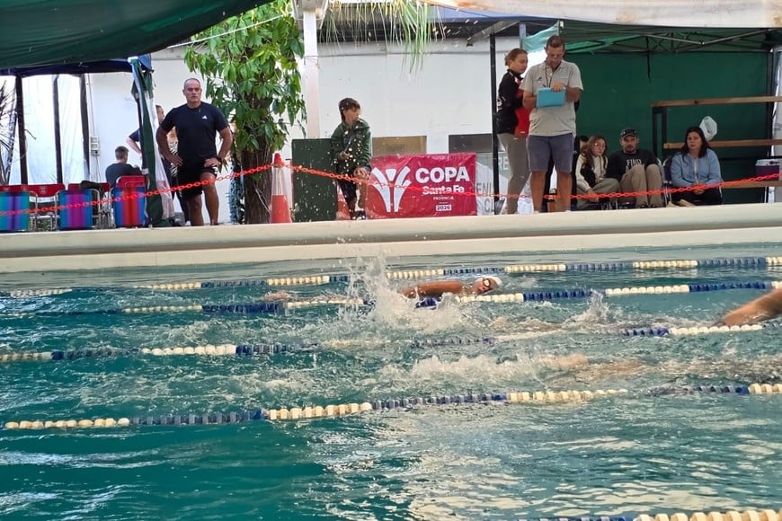 La capital provincial recibe una nueva fecha de la Copa Santa Fe de natación. Foto: Prensa Copa Santa Fe.