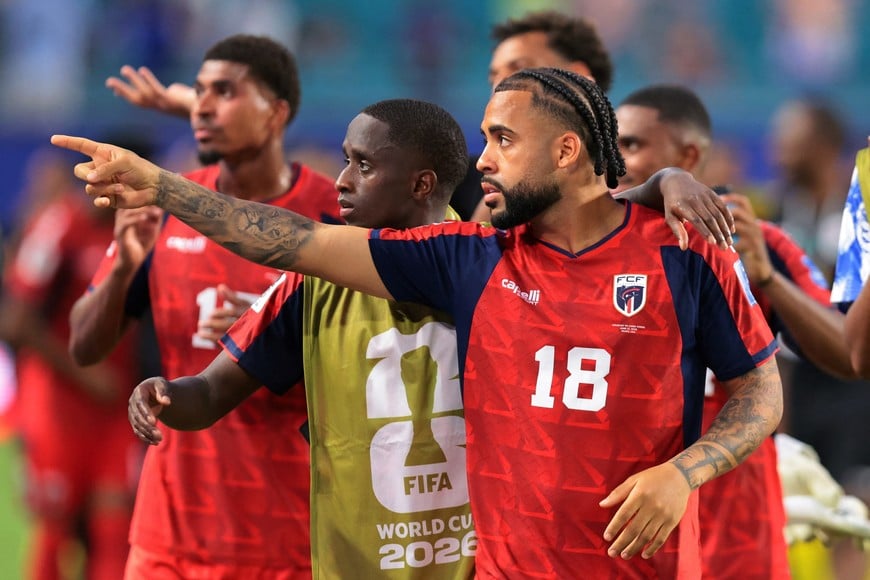 Soccer Football - FIFA World Cup 2026 - Group H - Uruguay v Cape Verde - Miami Stadium, Miami Gardens, Florida, U.S. - June 21, 2026
Cape Verde's Telmo Arcanjo after the match IMAGN IMAGES via Reuters/Sam Navarro