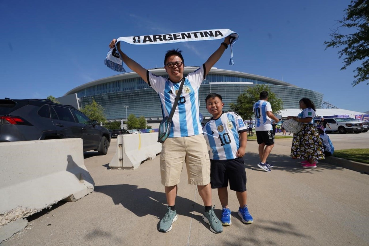 La previa de Argentina-Jordania en Dallas.