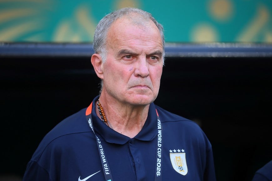 Soccer Football - FIFA World Cup 2026 - Group H - Uruguay v Spain - Estadio Guadalajara, Guadalajara, Mexico - June 26, 2026
Uruguay coach Marcelo Bielsa before the match REUTERS/Eloisa Sanchez