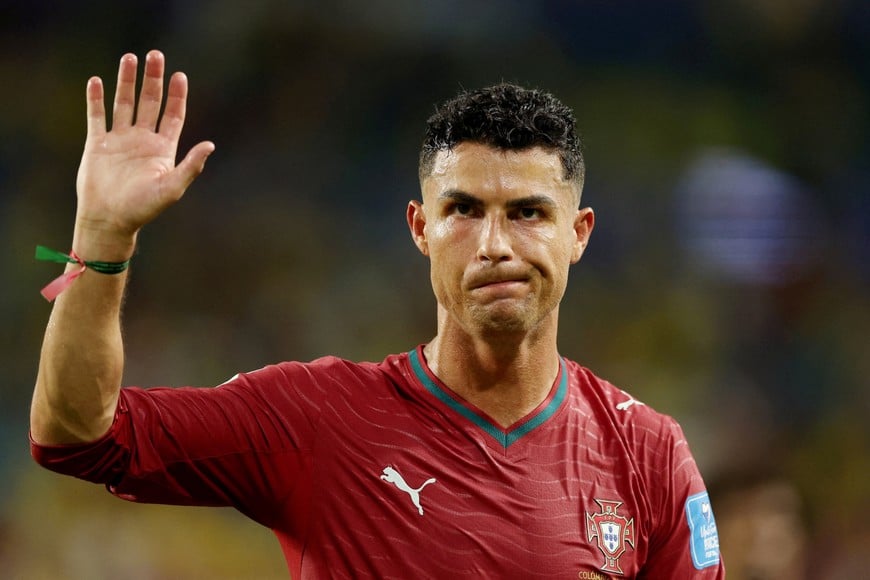 Soccer Football - FIFA World Cup 2026 - Group K - Colombia v Portugal - Miami Stadium, Miami Gardens, Florida, U.S. - June 27, 2026
Portugal's Cristiano Ronaldo acknowledges fans after the match as Portugal qualify for the knockout stages of the World Cup REUTERS/Paul Childs     TPX IMAGES OF THE DAY