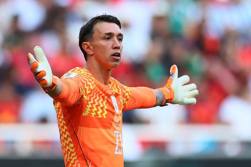 Soccer Football - FIFA World Cup 2026 - Group H - Uruguay v Spain - Estadio Guadalajara, Guadalajara, Mexico - June 26, 2026
Uruguay's Fernando Muslera reacts REUTERS/Eloisa Sanchez