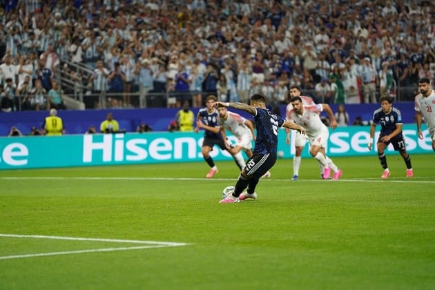Gol de Lautaro Martínez | Argentina - Jordania | Fase de grupos | Dallas. Foto: Fernando Nicola