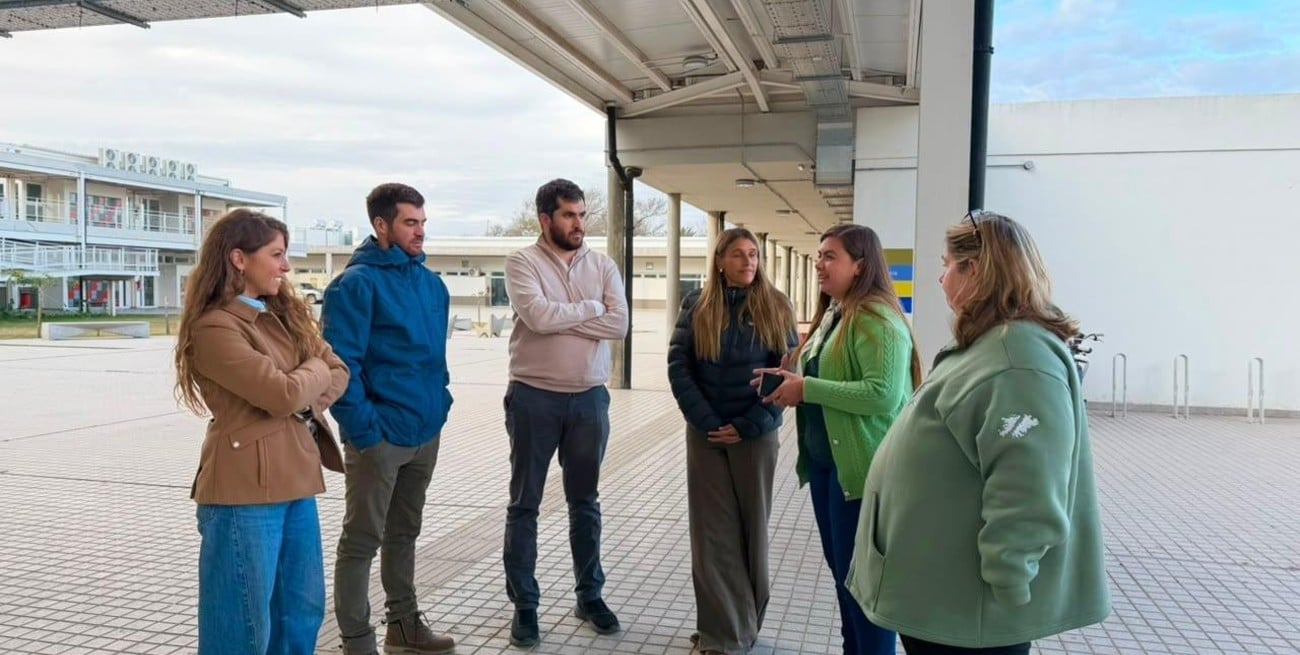 Galnares desarrolló en Rufino una agenda de trabajo con visitas a instituciones y una charla sobre estafas virtuales