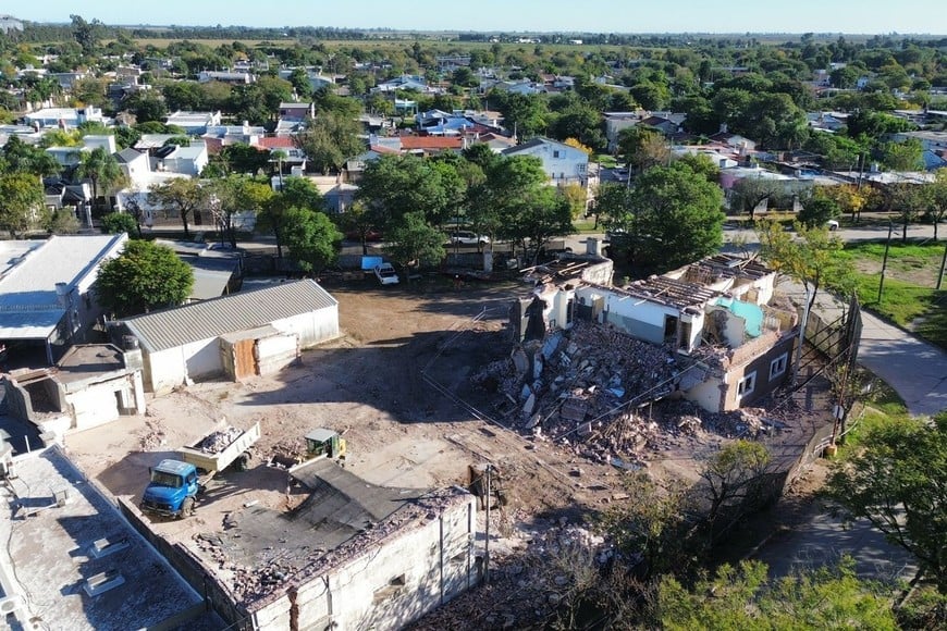 El nuevo edificio del Instituto Nº 26 de Ceres comienza a tomar forma