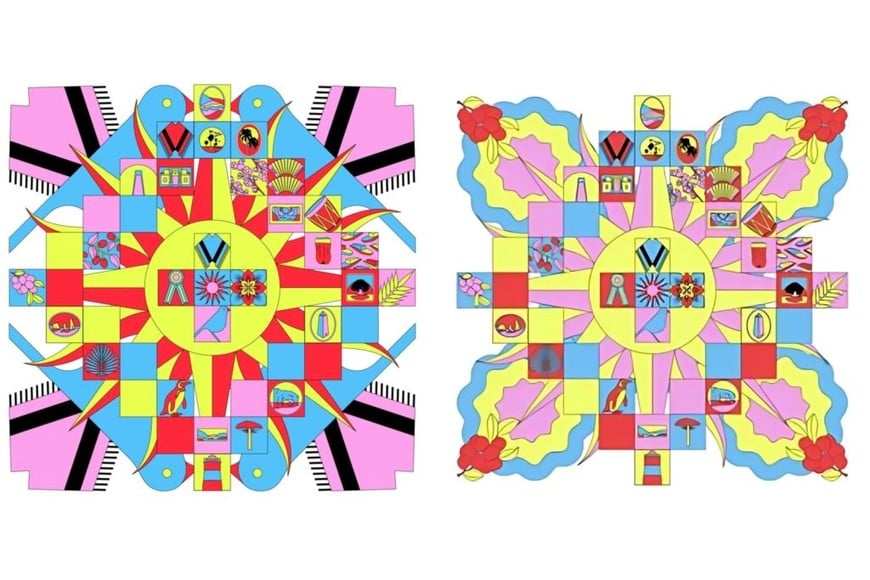 Diseños de gráfica para el festival República Folclore