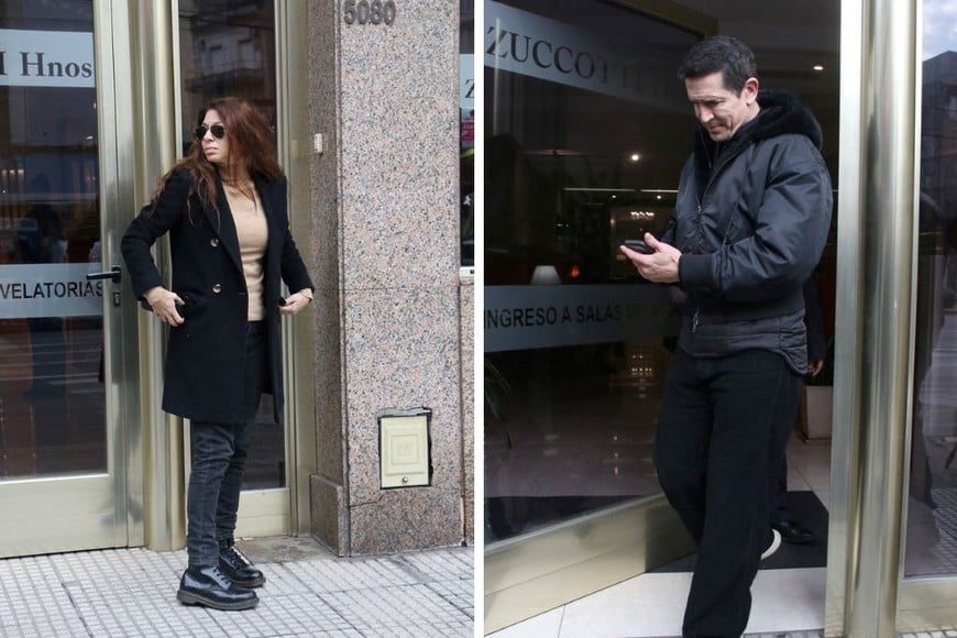 Figuras del espectáculo se acercaron para acompañar a la familia de la conductora.