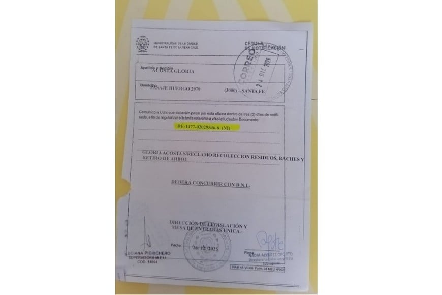 Número de expediente de la carpeta presentada a la Municipalidad.