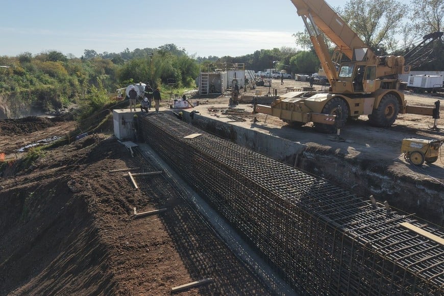 La obra de estabilización de la Cascada del Saladillo alcanza el 70 % de avance