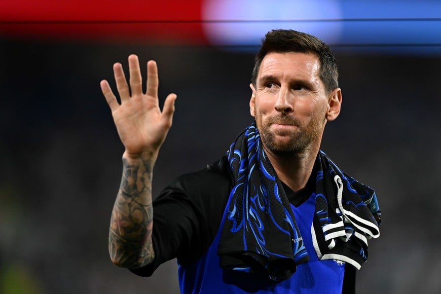 (260627) -- DALLAS, 27 junio, 2026 (Xinhua) -- El jugador Lionel Messi, de Argentina, es visto durante el partido del Grupo J de la fase de grupos de la Copa Mundial de la FIFA 2026 ante Jordania, celebrado en el Estadio Dallas, en Dallas, Estados Unidos, el 27 de junio de 2026. (Xinhua/Cheng Min) (rtg) (vf)