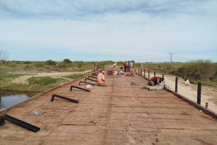 Elisa concretó una obra histórica con la reparación integral del puente sobre la Ruta 10