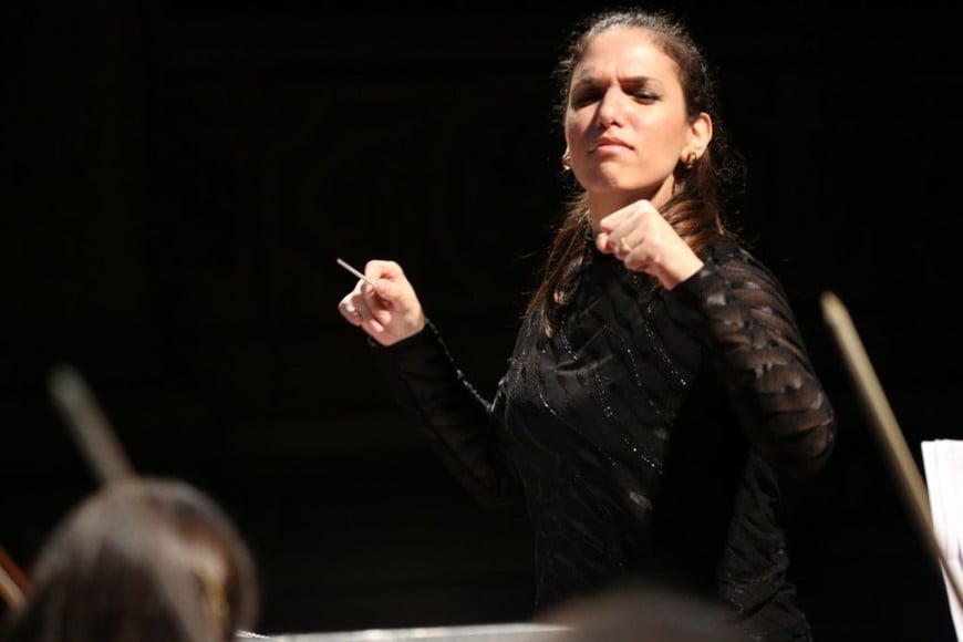 Directora rosarina Danisa Alesandroni, titular de la Camerata Rosario